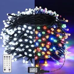 LED Christmas Lights Indoor Outdoor, 76 Feet 200 LED 8 Modes Fairy String Lights With Timer, Connectable, Christmas Twinkle Lights For Garden, Yard, Party, Holiday, Xmas Tree Decorations (White) -National Tree Company Sale Shop 61p6dZTdqAL. AC