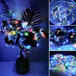 10 Pack Pastel Fairy Lights Battery Operated String Lights With 30 LEDs 10Feet/3M Silver Wire Starry Light For Party Christmas Costume Wedding Easter Table Decor(Rainbow) -National Tree Company Sale Shop 61p9G8A4IHL
