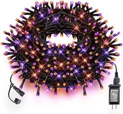 FUNPENY 300 LED Christmas String Lights, 100 FT Plug In Connectable Waterproof Fairy String Lights Green Wire With 8 Modes For Indoor Outdoor Xmas Tree Home Garden Decorations (Multi Colored) -National Tree Company Sale Shop 61x579SoaoL. AC