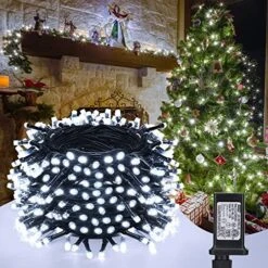 LED Christmas Lights Indoor Outdoor, 76 Feet 200 LED 8 Modes Fairy String Lights With Timer, Connectable, Christmas Twinkle Lights For Garden, Yard, Party, Holiday, Xmas Tree Decorations (White) -National Tree Company Sale Shop 61zTMl4DL. AC
