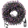 FUNPENY 300 LED Indoor String Lights, 100 FT Plug In Waterproof String Lights With 8 Modes For Halloween Thanksgiving Christmas Garden Decoration, Indoor And Outdoor Decorations (Purple-Orange) 1 FUNPENY 300 LED Indoor String Lights, 100 FT Plug In Waterproof String Lights With 8 Modes For Halloween Thanksgiving Christmas Garden Decoration, Indoor And Outdoor Decorations (Purple-Orange) -National Tree Company Sale Shop 61zvxMBJwGL