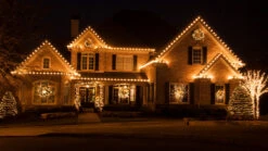 Kringle Traditions Incandescent Mini String Lights, Indoor Mini Tree Lights, Outdoor Christmas Mini Lights, Colorful Christmas Mini Lights, Green Wire (50 Lights / 6” Spacing / 25.5 Ft, Gold) -National Tree Company Sale Shop 91KqlujD6QL