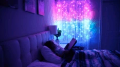Something Unicorn - Purple Ombre LED String Curtain Lights With Remote For Teen Room, Girls Room, College Dorm, Nursery And Kids Room Décor. Perfect For Mermaid Decoration.(Premium Version) 15 Something Unicorn - Purple Ombre LED String Curtain Lights With Remote For Teen Room, Girls Room, College Dorm, Nursery And Kids Room Décor. Perfect For Mermaid Decoration.(Premium Version) -National Tree Company Sale Shop A1Ar561LjBL