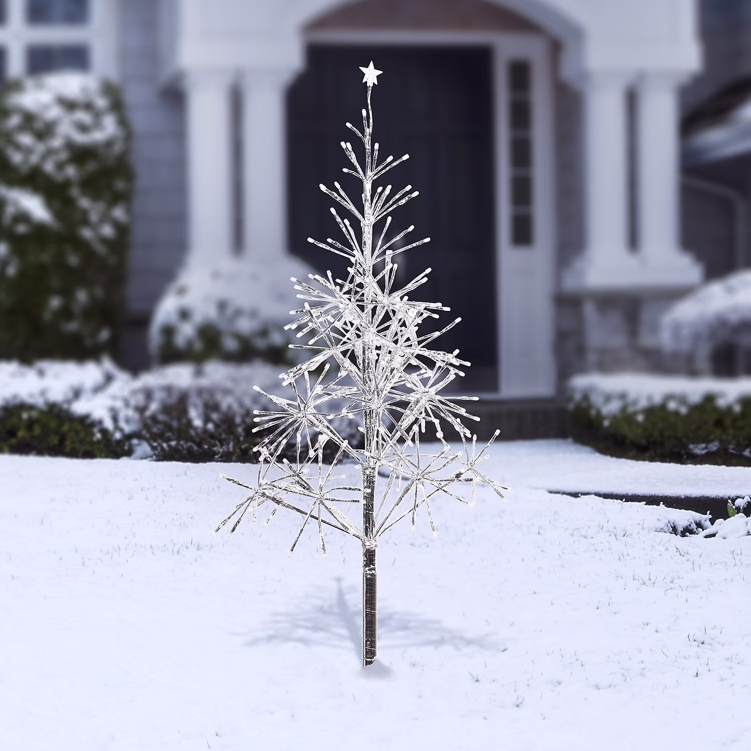 National Tree Company Sale Shop -National Tree Company Sale Shop Alpine Corporation 53 H Indoor Outdoor Artificial Christmas Tree with White LED Lights Silver 6abc576b 0737 42bc 81ca ddc756ca5214 1.5814174ef57b376c8d804bb130187d0b